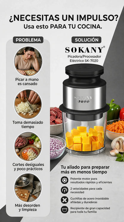 PICADOR DE ALIMENTOS SOKANY 06061