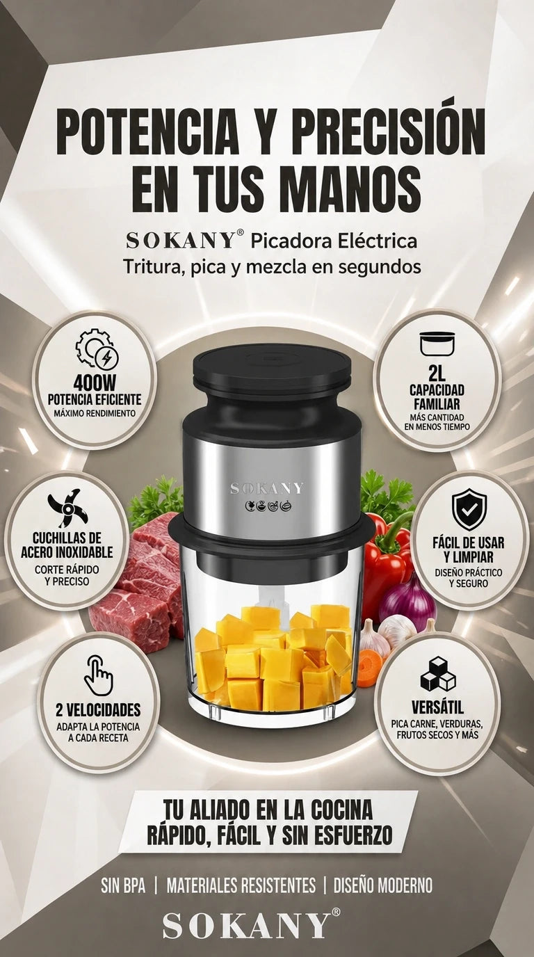 PICADOR DE ALIMENTOS SOKANY 06061