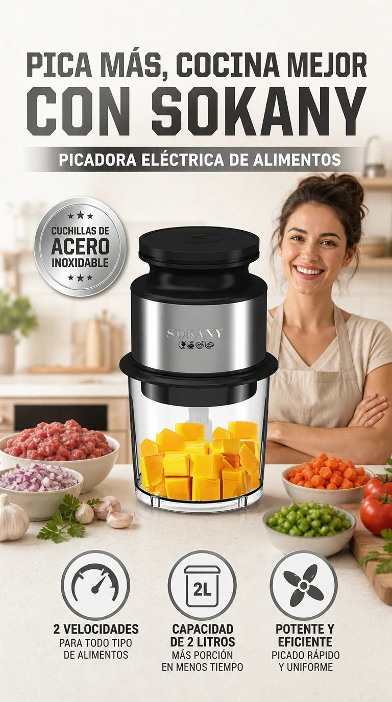 PICADOR DE ALIMENTOS SOKANY 06061
