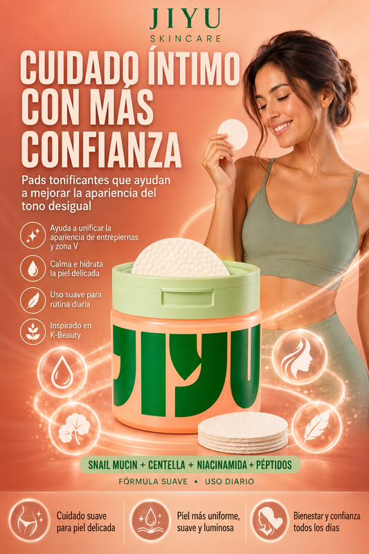 JIYU IntimaGlow™: Parches íntimos quitamanchas y olores