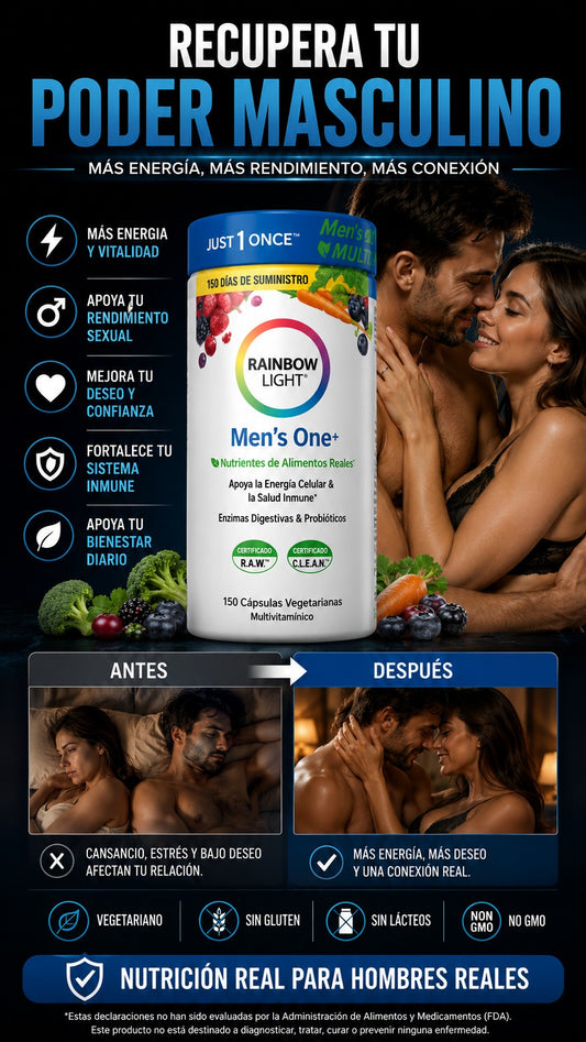 RAINBOW LIGHT MEN 150 pastillas: PAGA 1 LLEVA 2