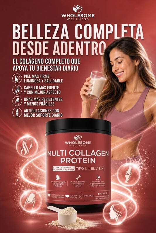 MULTICOLLAGEN PROTEIN IMPORTADO + OBSEQUIO 🎁